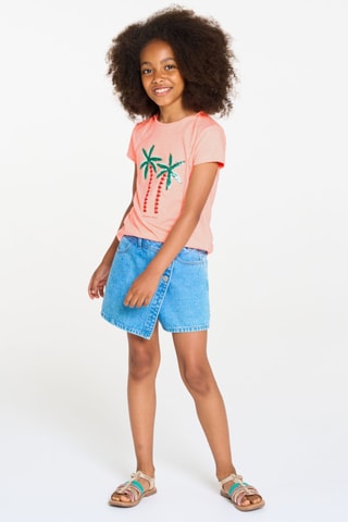 T-shirt - Rose chiné - Okaïdi