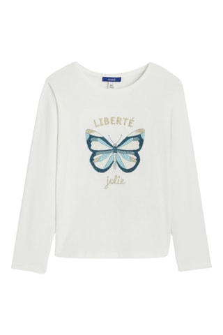 T-shirt - Blanc - Okaïdi