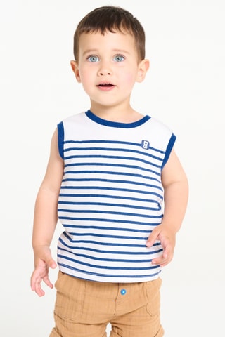 T-shirt sans manches - Blanc - Obaïbi