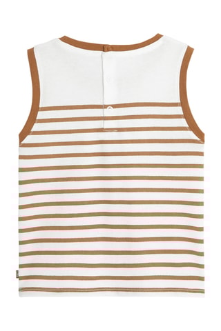 T-shirt sans manches - Blanc - Obaïbi