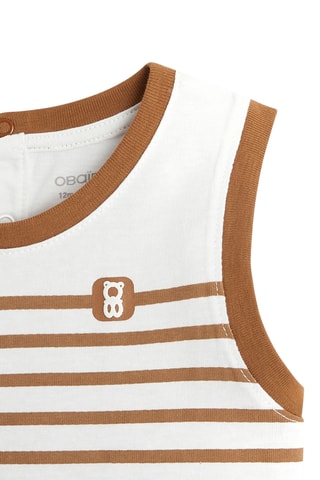 T-shirt sans manches - Blanc - Obaïbi