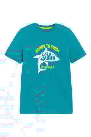T-shirt - Turquoise - Okaïdi