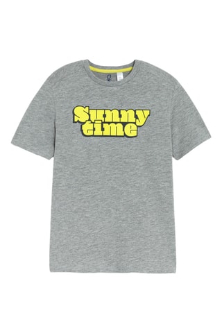 T-shirt - Gris chiné - Okaïdi