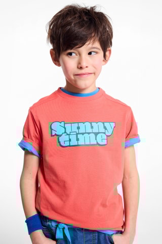 T-shirt - Rouge - Okaïdi