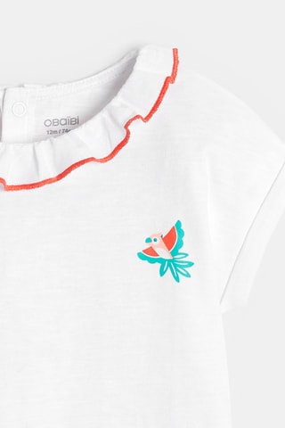 T-shirt - Blanc - Obaïbi