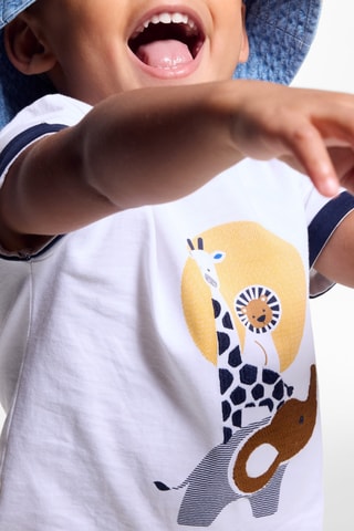 T-shirt - Blanc - Obaïbi