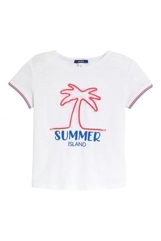 T-shirt - Blanc - Okaïdi