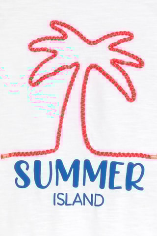 T-shirt - Blanc - Okaïdi