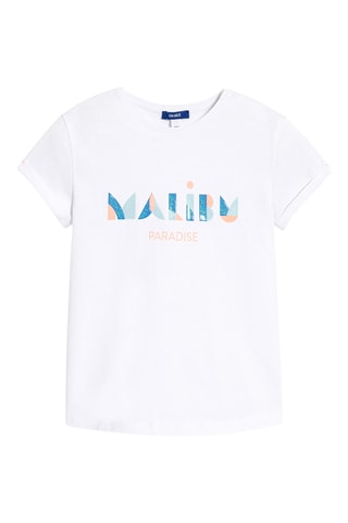 T-shirt - Blanc - Okaïdi