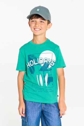 T-shirt - Vert foncé - Okaïdi