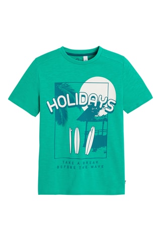 T-shirt - Vert foncé - Okaïdi