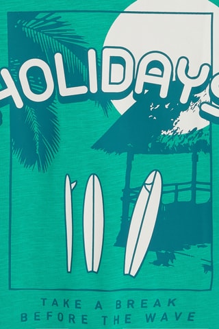 T-shirt - Vert foncé - Okaïdi