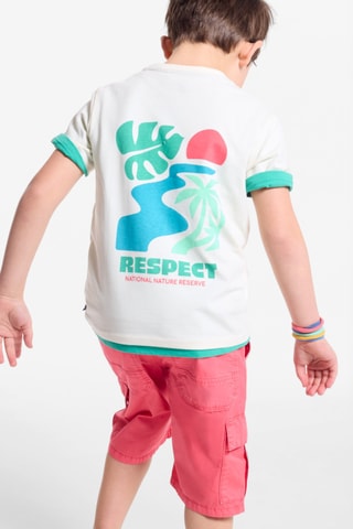 T-shirt - Blanc - Okaïdi