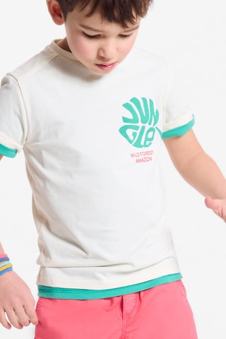 T-shirt - Blanc - Okaïdi