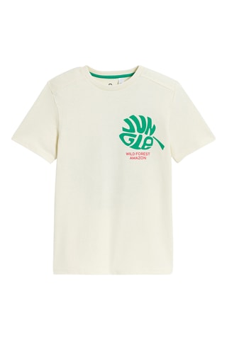 T-shirt - Blanc - Okaïdi