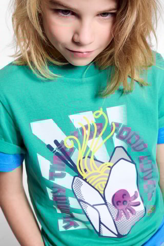 T-shirt - Vert foncé - Okaïdi