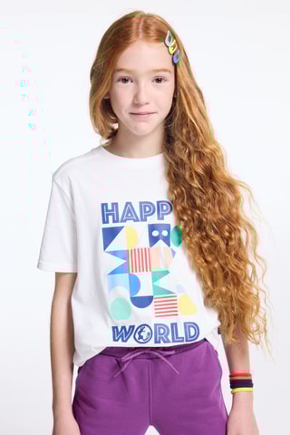 T-shirt - Blanc - Okaïdi