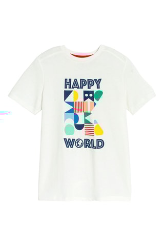 T-shirt - Blanc - Okaïdi