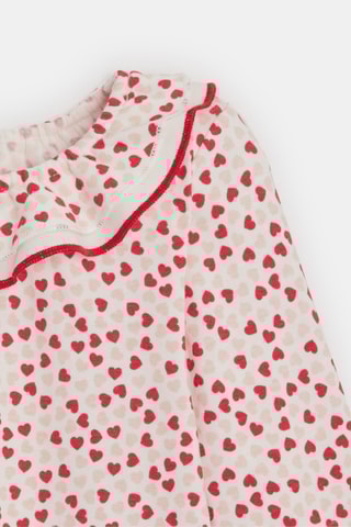 Blouse - Rouge et blanc - Obaïbi