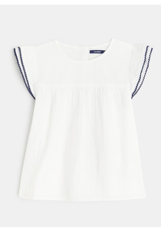 Blouse - Blanc - Okaïdi