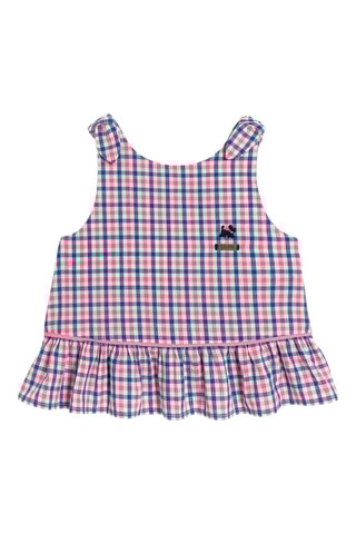 Blouse - Rose et blanc - Kidiliz