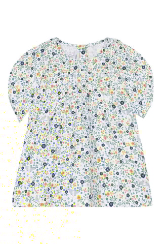 Blouse - Blanc et bleu marine - Absorba