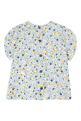 Blouse - Blanc et bleu marine - Absorba