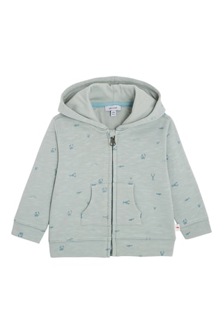 Sweat à capuche - Vert d’eau  - Catimini