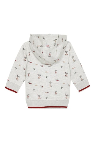 Sweat à capuche - Gris clair chiné - Absorba