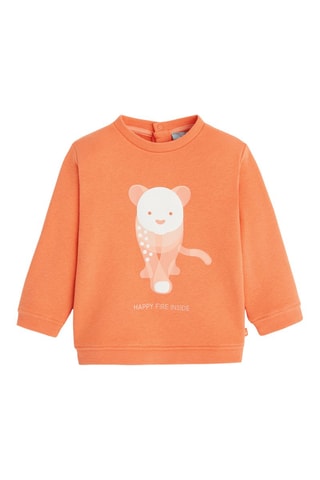 Sweat Orange chiné - Obaïbi