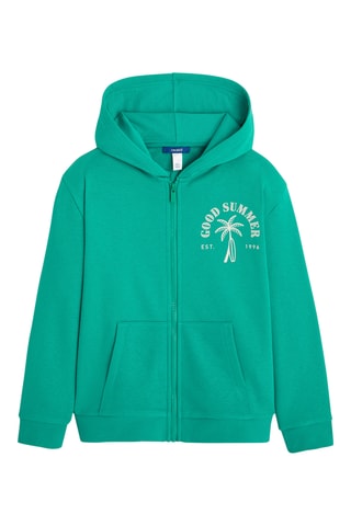 Sweat à capuche - Vert - Okaïdi
