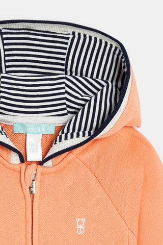 Sweat à capuche - Saumon - Obaïbi