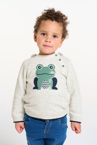 Sweat à capuche - Gris chiné - Obaïbi