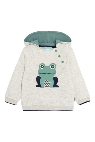 Sweat à capuche - Gris chiné - Obaïbi