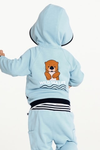 Sweat à capuche - Bleu - Obaïbi