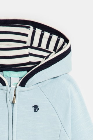 Sweat à capuche - Bleu - Obaïbi