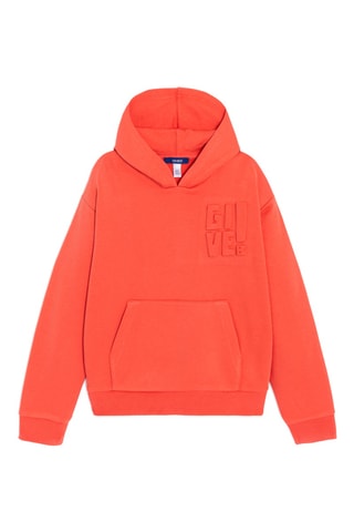 Sweat à capuche - Orange