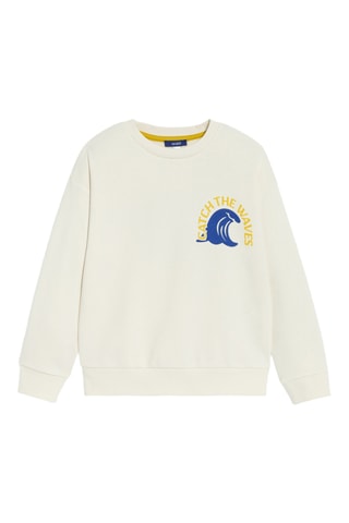 Sweat - Blanc - Okaïdi