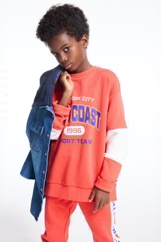 Sweat - Rouge - Okaïdi