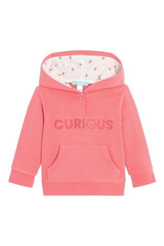 Sweat à capuche - Corail - Obaïbi