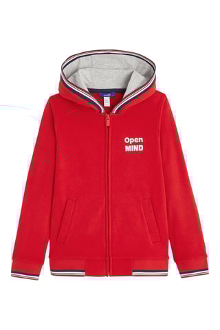 Sweat à capuche - Rouge - Okaïdi