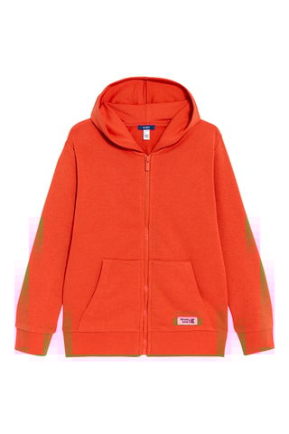 Sweat à capuche - Rouge - Okaïdi