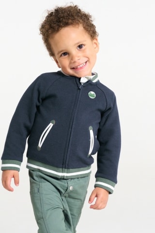 Sweat en velours - Bleu marine - Obaïbi