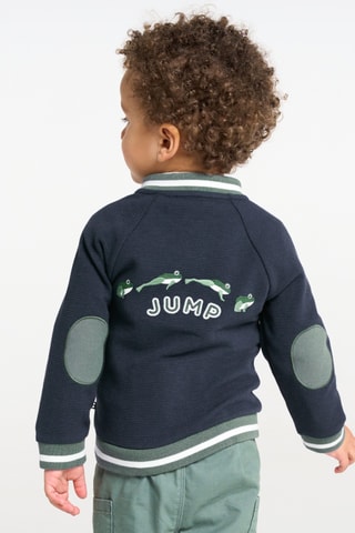 Sweat en velours - Bleu marine - Obaïbi