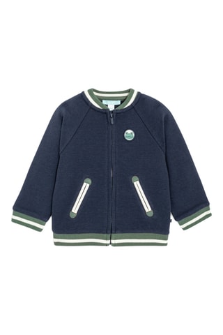 Sweat en velours - Bleu marine - Obaïbi