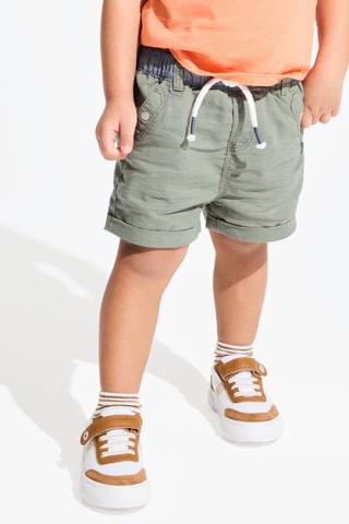 Short en lin - Vert - Obaïbi