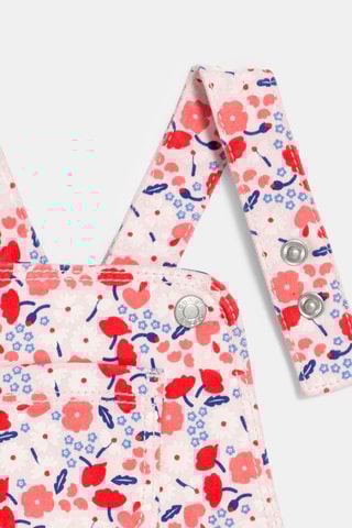 Salopette-short - Rose poudré - Obaïbi