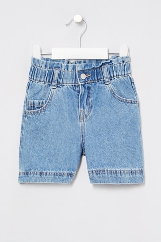 Short en jean taille haute Bleu - Okaïdi