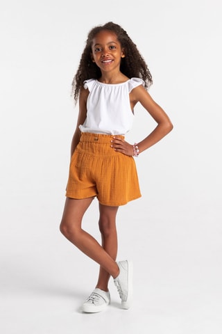 Short taille haute Moutarde - Okaïdi