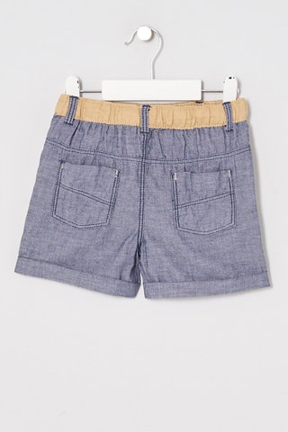 Short jean et en lin Bleu clair - Obaïbi